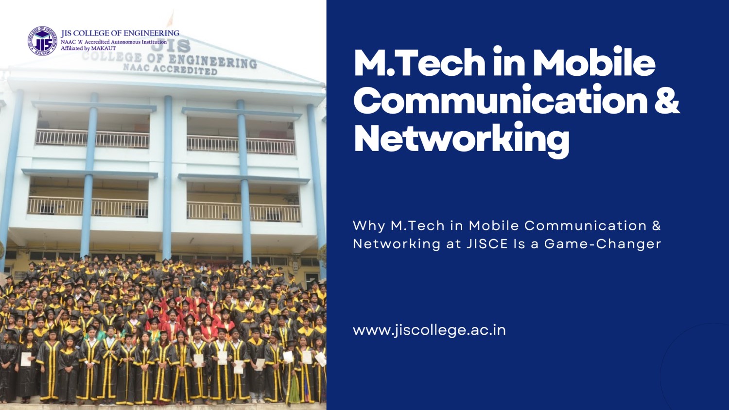 Why M.Tech in Mobile Communication & Networking at JISCE Is a Game-Changer